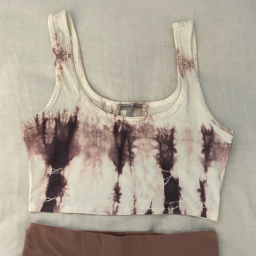 Crop Top and Skirt Set